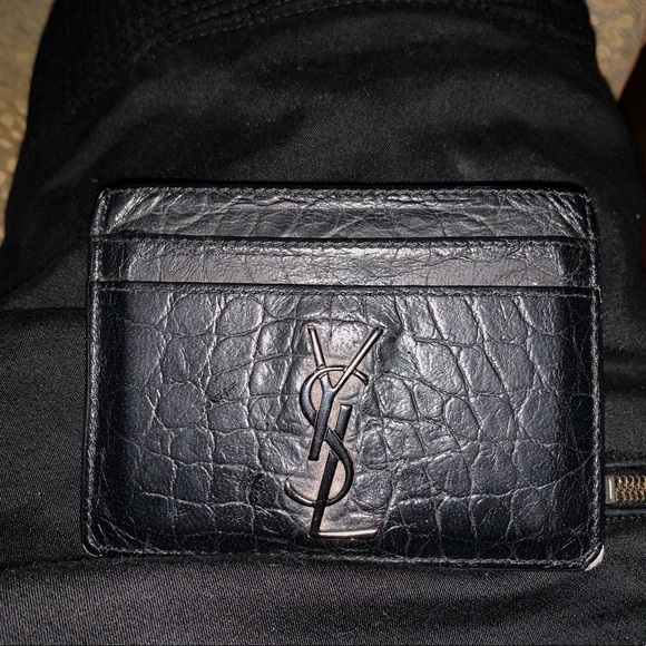 Yves Saint Laurent Accessories | Ysl Mens Card Holder Authentic | Poshmark